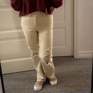 Judy Blue Loose Fit Jeans- Bone color